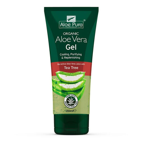 Aloe Vera Gel With Antiseptic Tea Tree Oil