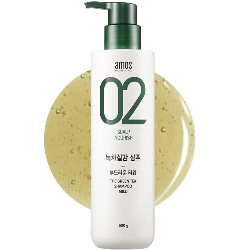 Amos 02 Scalp Nourish The Green Tea Shampoo Mild
