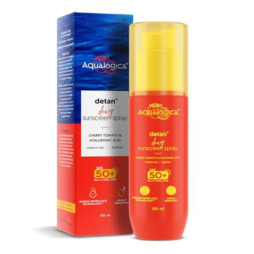 Detan+ Dewy Sunscreen Spray