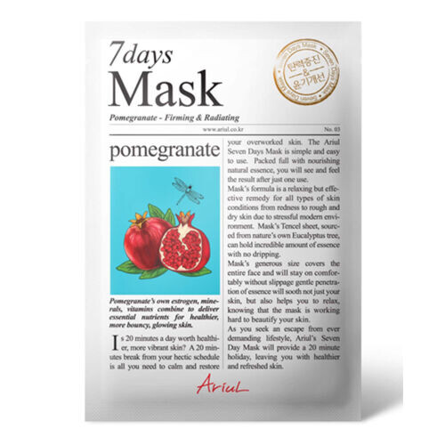 7 Days Mask Pomegrante Firming & Radiating