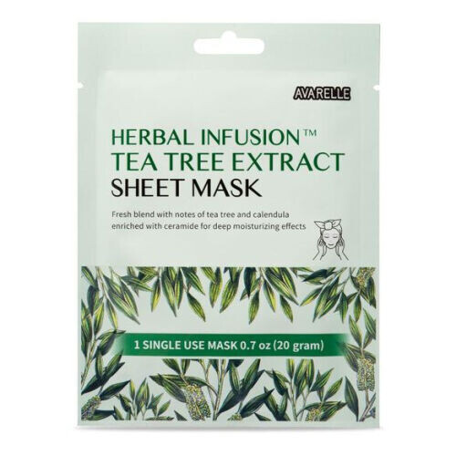 Herbal Infusion Tea Tree Extract Sheet Mask