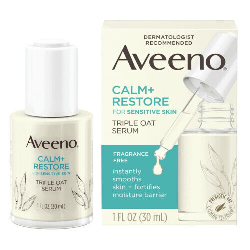 Calm + Restore Triple Oat Serum, For Sensitive Skin