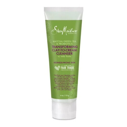 Matcha Green Tea And Probiotics Clay To Cream Cleanser