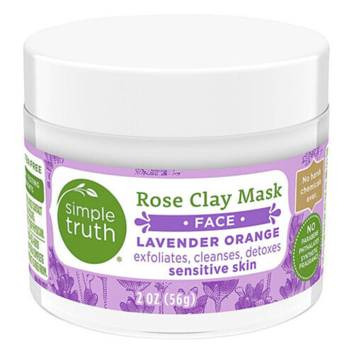 Rose Clay Lavender And Orange Face Mask