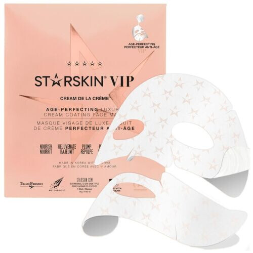 Vip Cream De La Crème Age-Perfecting Luxury Cream Coated Sheet Face Mask