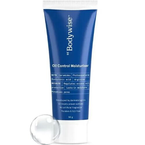 Oil Control Moisturiser With Hyaluronic Acid, For Oily, Acne-prone Skin