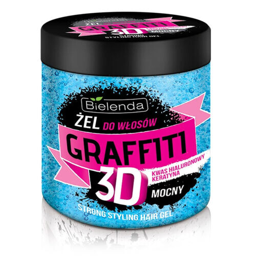 Graffiti Hair Gel Strong Blue Jar
