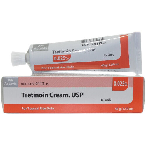 Actavis Tretinoin Cream, USP 0.025%